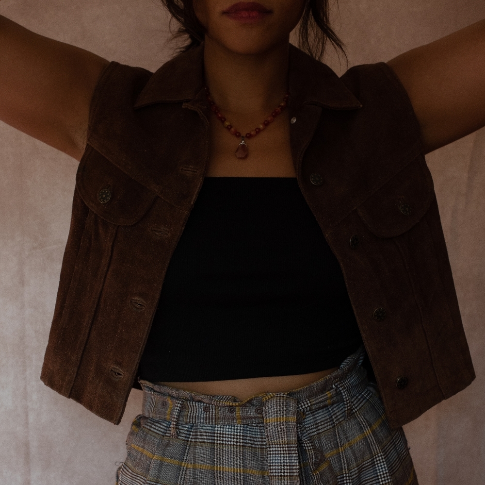 Vintage Brown Vest